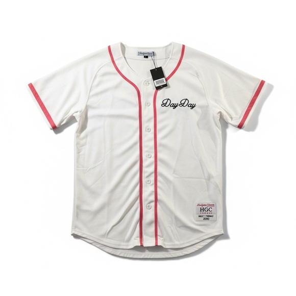 DayDay Pink’s Men's White and Pink Jersey - Picture 1 of 5